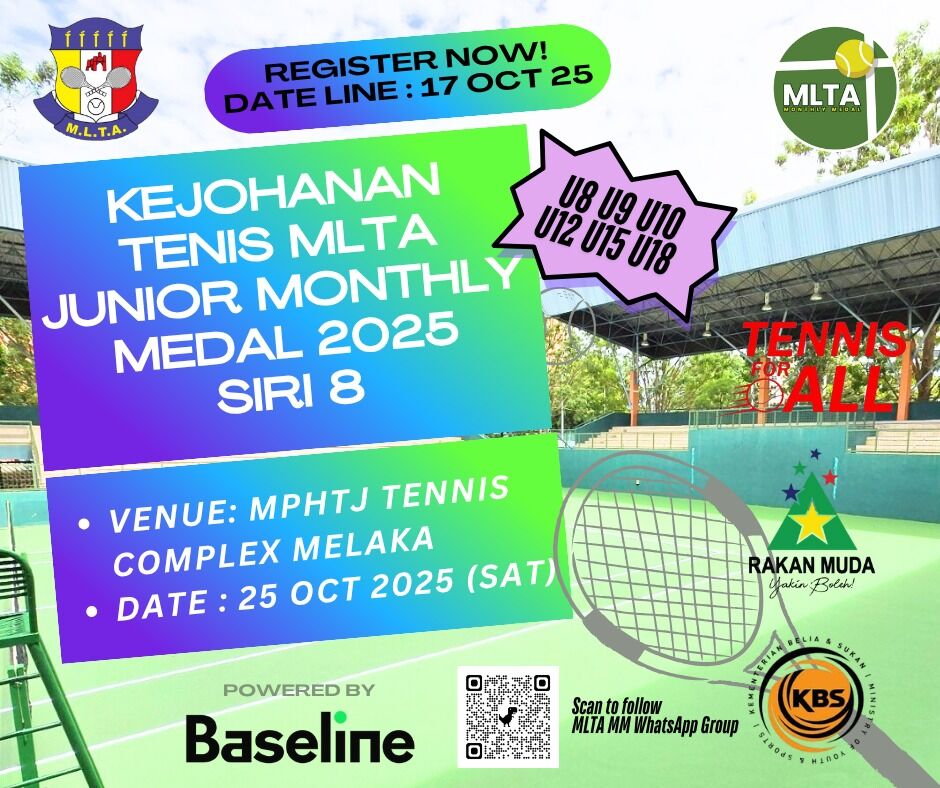 Kejohanan MLTA Tennis Junior Monthly Medal - Siri 8/2025