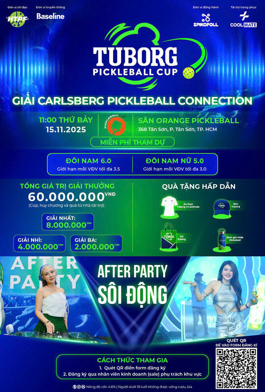 GIẢI CARLSBERG PICKLEBALL CONNECTION 2025