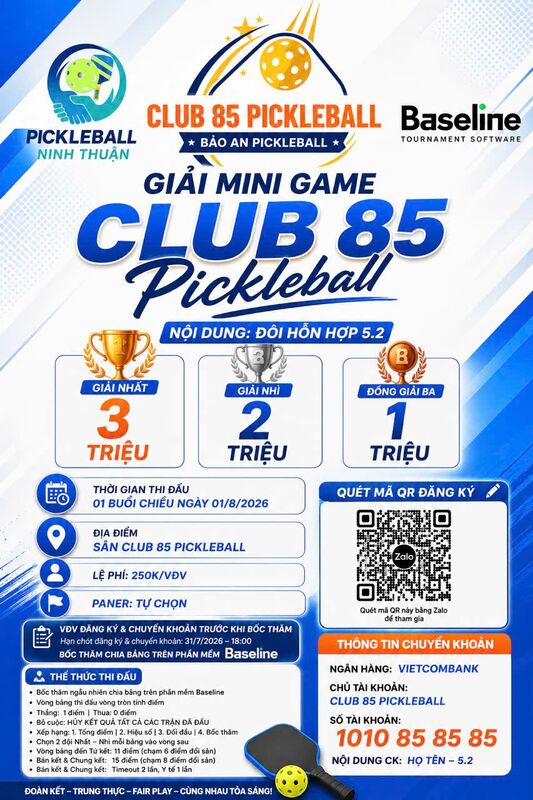 PICKLEBALL CLUB 85 PHAN RANG
