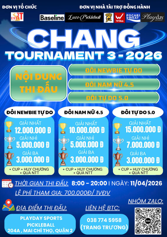 CHANG TOURNAMENT 3 - 2026