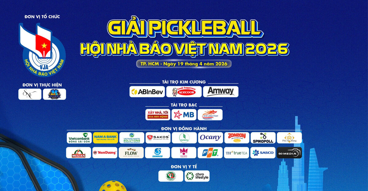 GIẢI PICKLEBALL HỘI NHÀ BÁO VIỆT NAM 2026