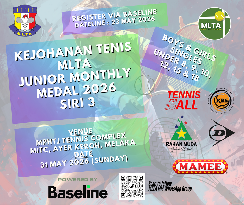 MLTA Junior Tennis Monthly Medal Tournament S3 / 2026