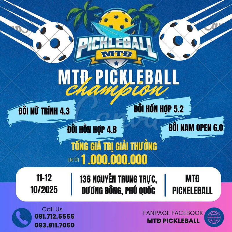 MTĐ PICKLEBALL CUP CHAMPION SS3
