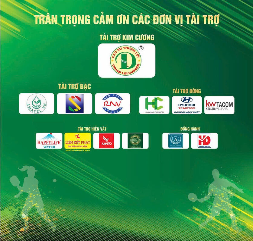 GIẢI PICKLEBALL DOANH NHÂN TRẺ ĐỒNG NAI MỞ RỘNG LẦN 2 - 2025