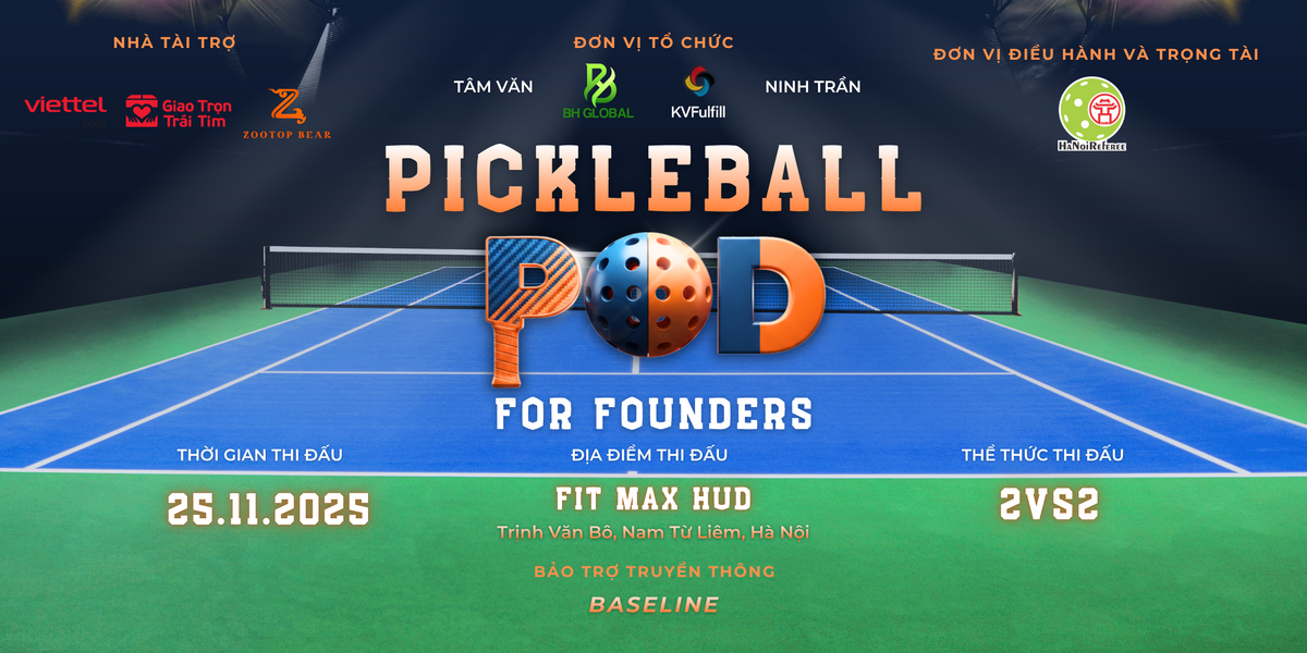 PICKLEBALL POD FOR FOUNDERS