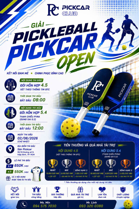 PICKLEBALL PICKCAR OPEN 