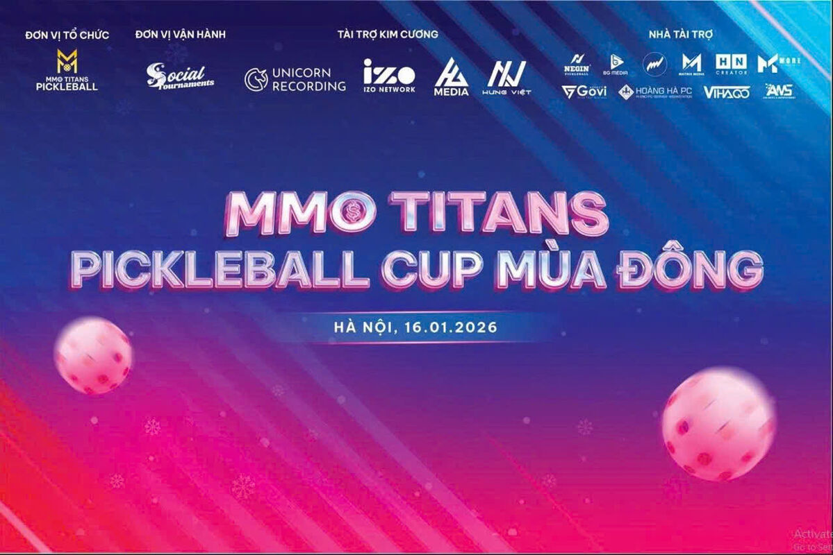 MMO TITANS - PICKLEBALL CUP MÙA ĐÔNG