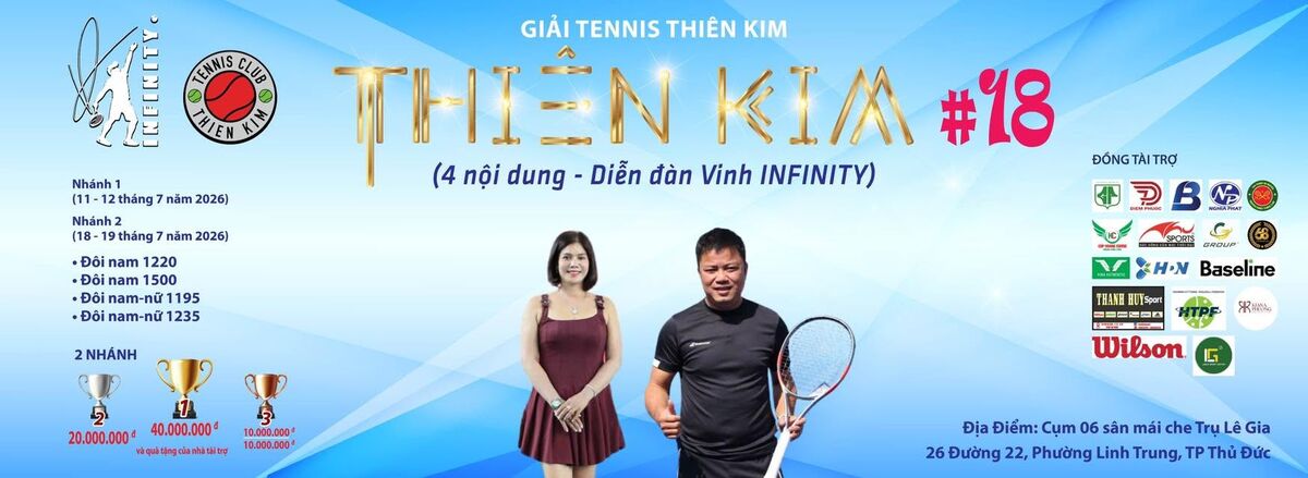 GIẢI TENNIS THIÊN KIM 18