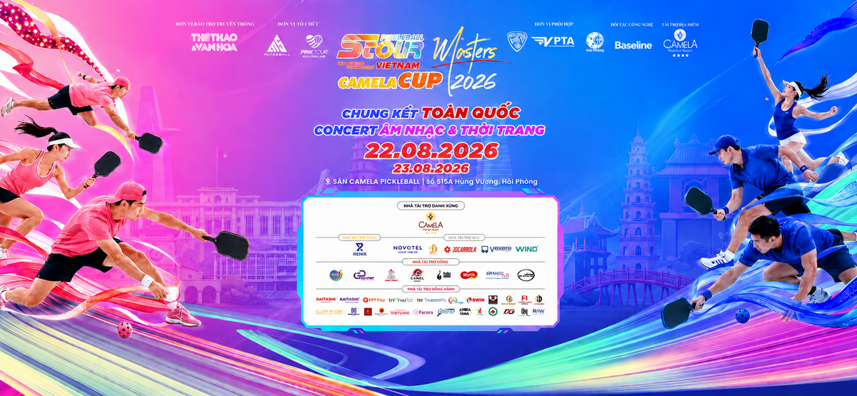 STour Pickleball Vietnam Masters - Camela Cup 2026 - Vòng Khu vực miền Trung 