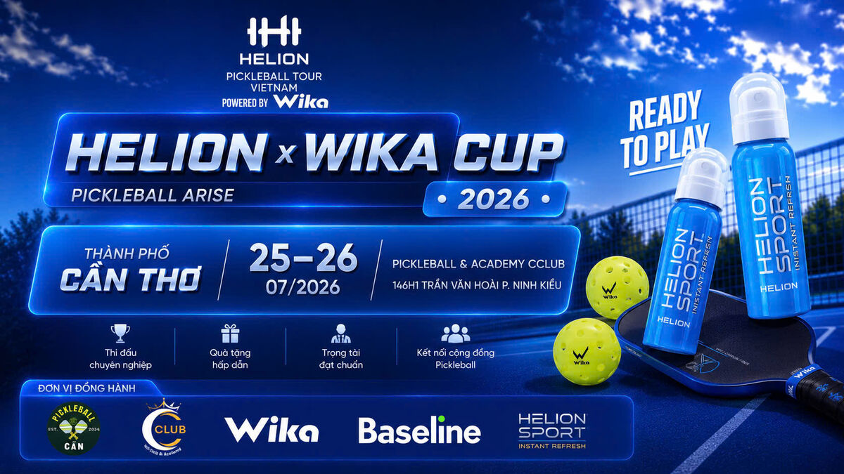 GIẢI ĐẤU PICKLEBALL HELION X WIKA CUP - PICKLEBALL ARISE 2026