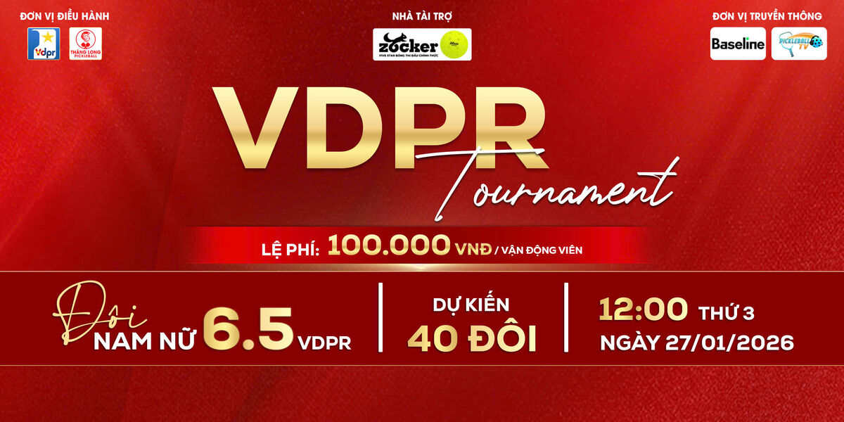 Vietnam Dynamic Pickleball Ranking - VDPR Tournament