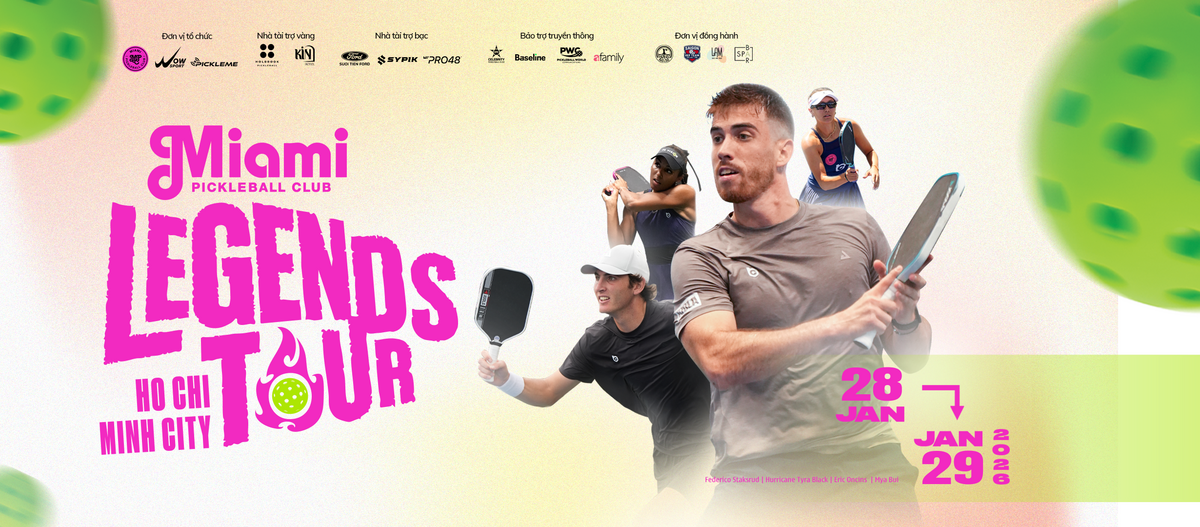 MIAMI PICKLEBALL CLUB - LEGENDS TOUR | HO CHI MINH CITY