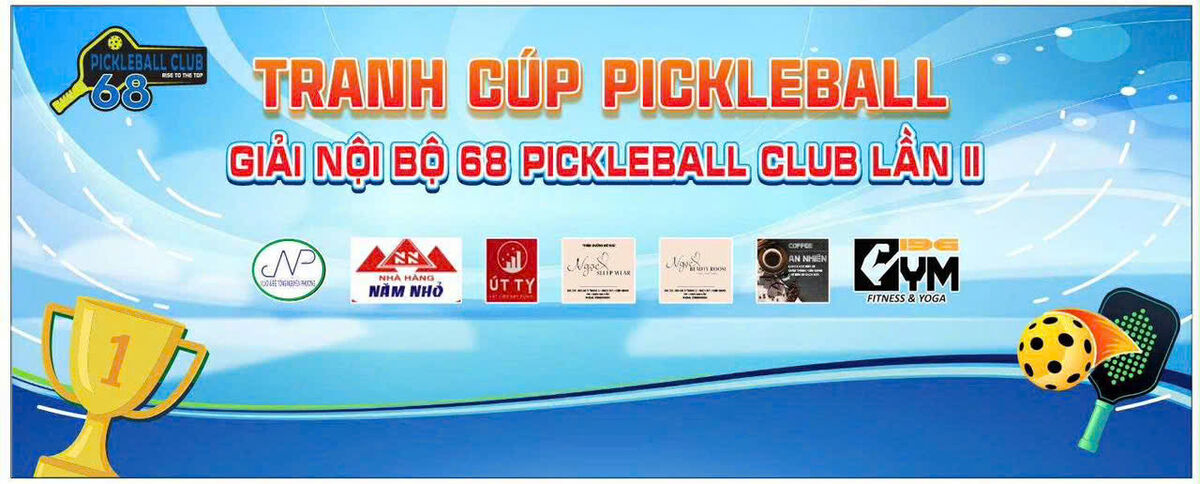 TRANH CÚP PICKLEBALL - GIẢI NỘI BỘ PICKLEBALL CLUB LẦN II