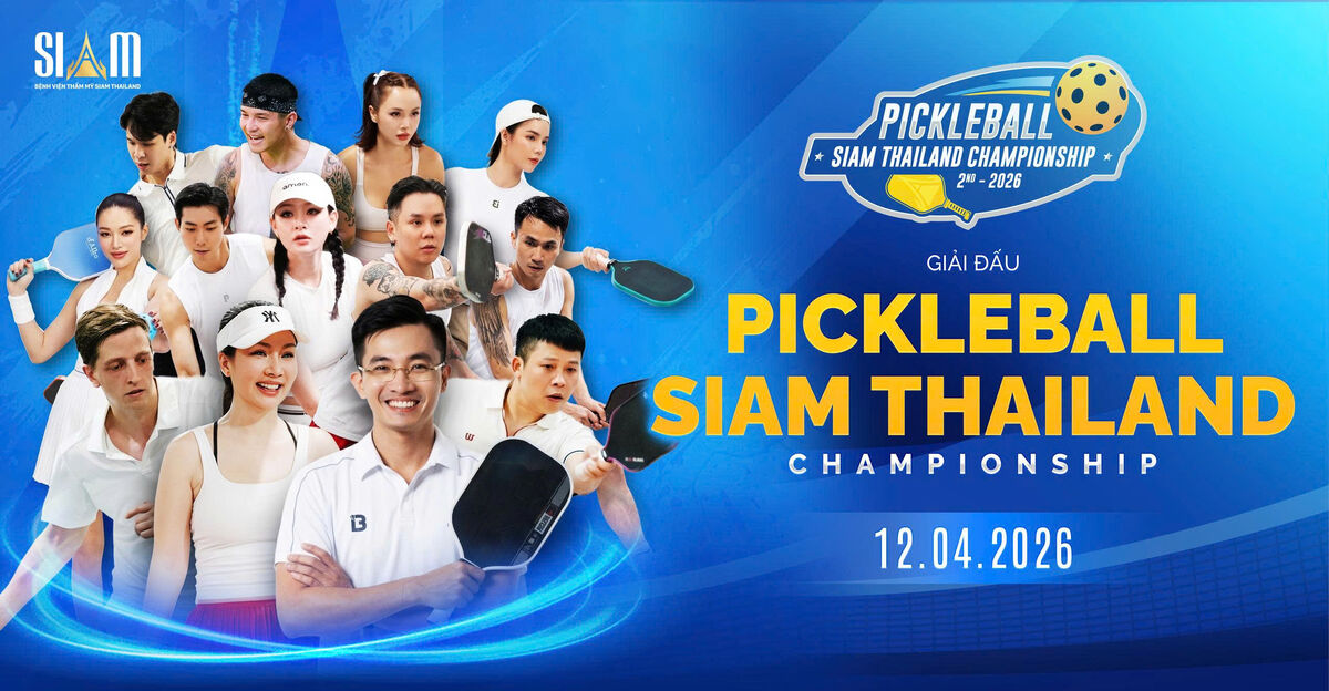 GIẢI PICKLEBALL BỆNH VIỆN THẨM MỸ SIAM THÁI LAN LẦN THỨ 2