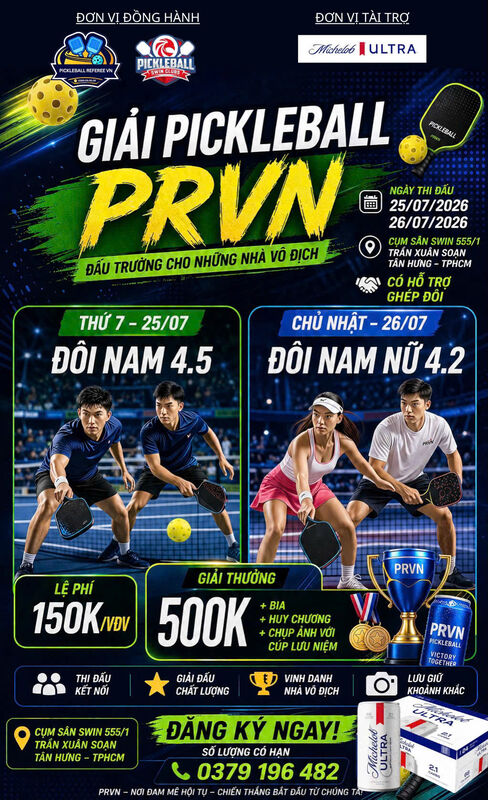 GIẢI ĐẤU SWIN SOCIAL CUỐI TUẦN - PRVN - ĐẤU TRƯỜNG CHO NHÀ VÔ ĐỊCH 