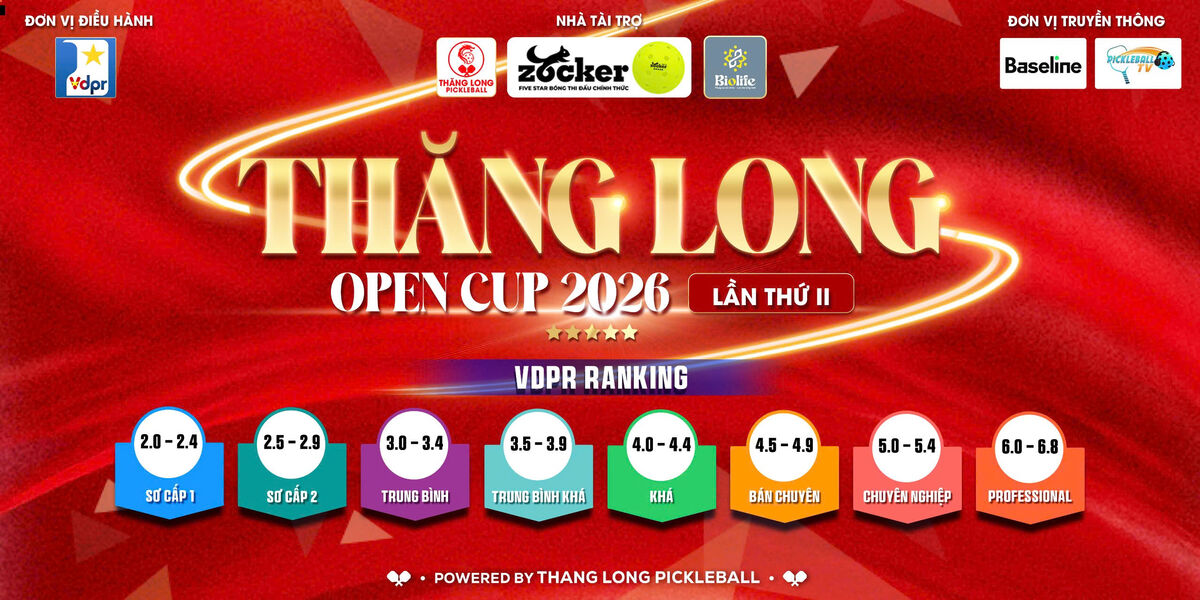 THĂNG LONG OPEN CUP 2026 Lần Thứ II