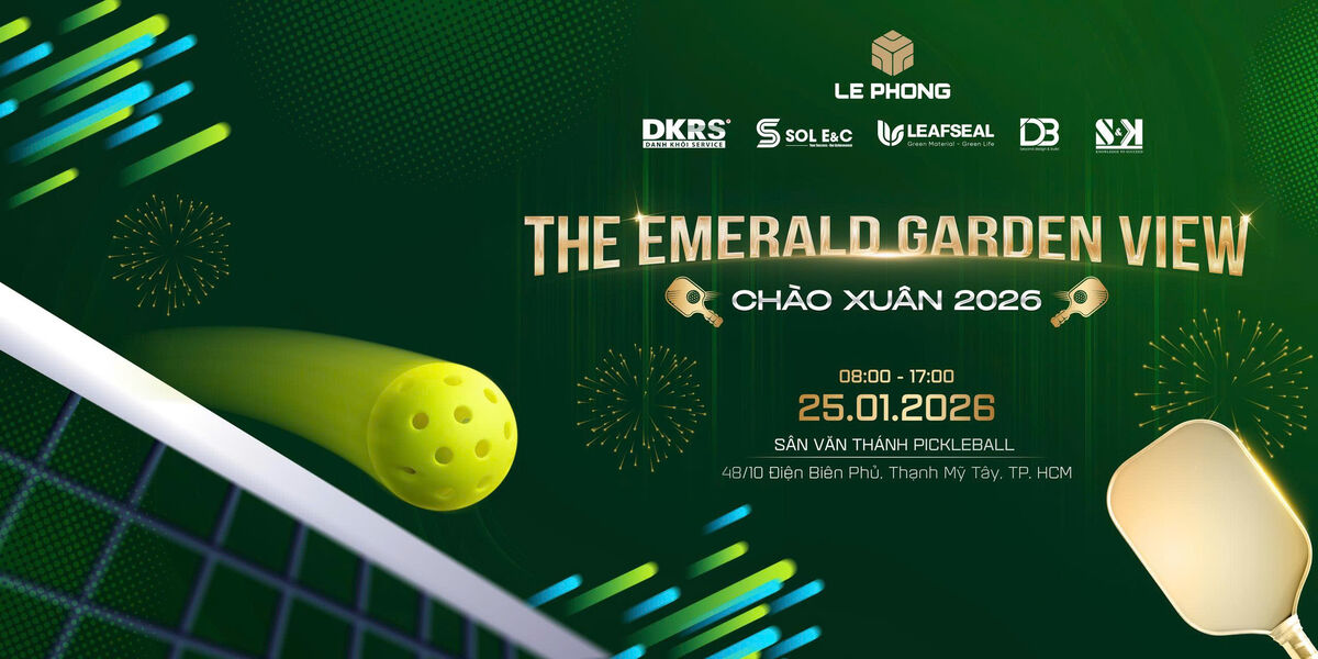 GIẢI PICKLEBALL THE EMERALD GARDEN VIEW – CHÀO XUÂN 2026